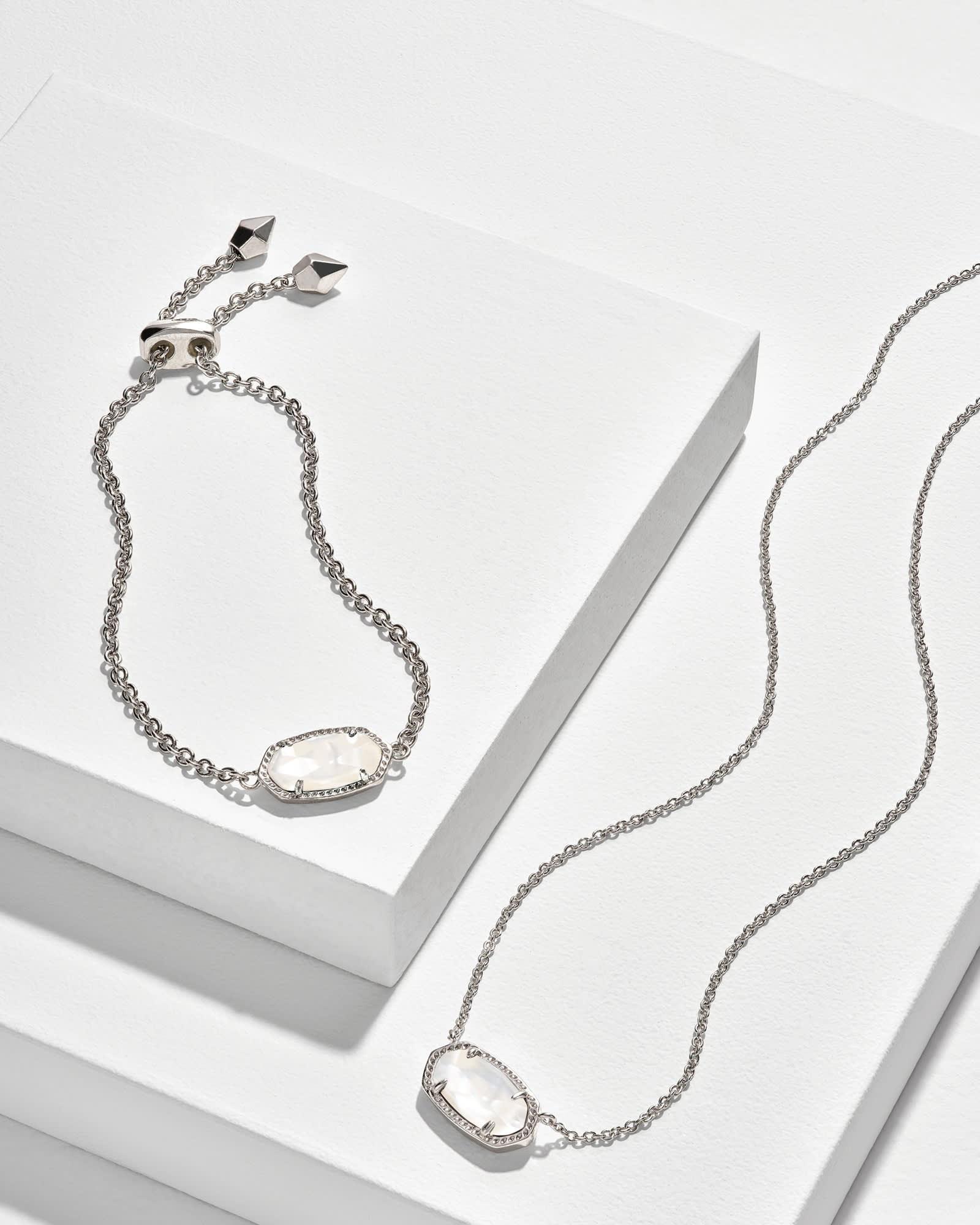 Elisa and Elaina Jewelry Set in Silver, , large image number 0.0